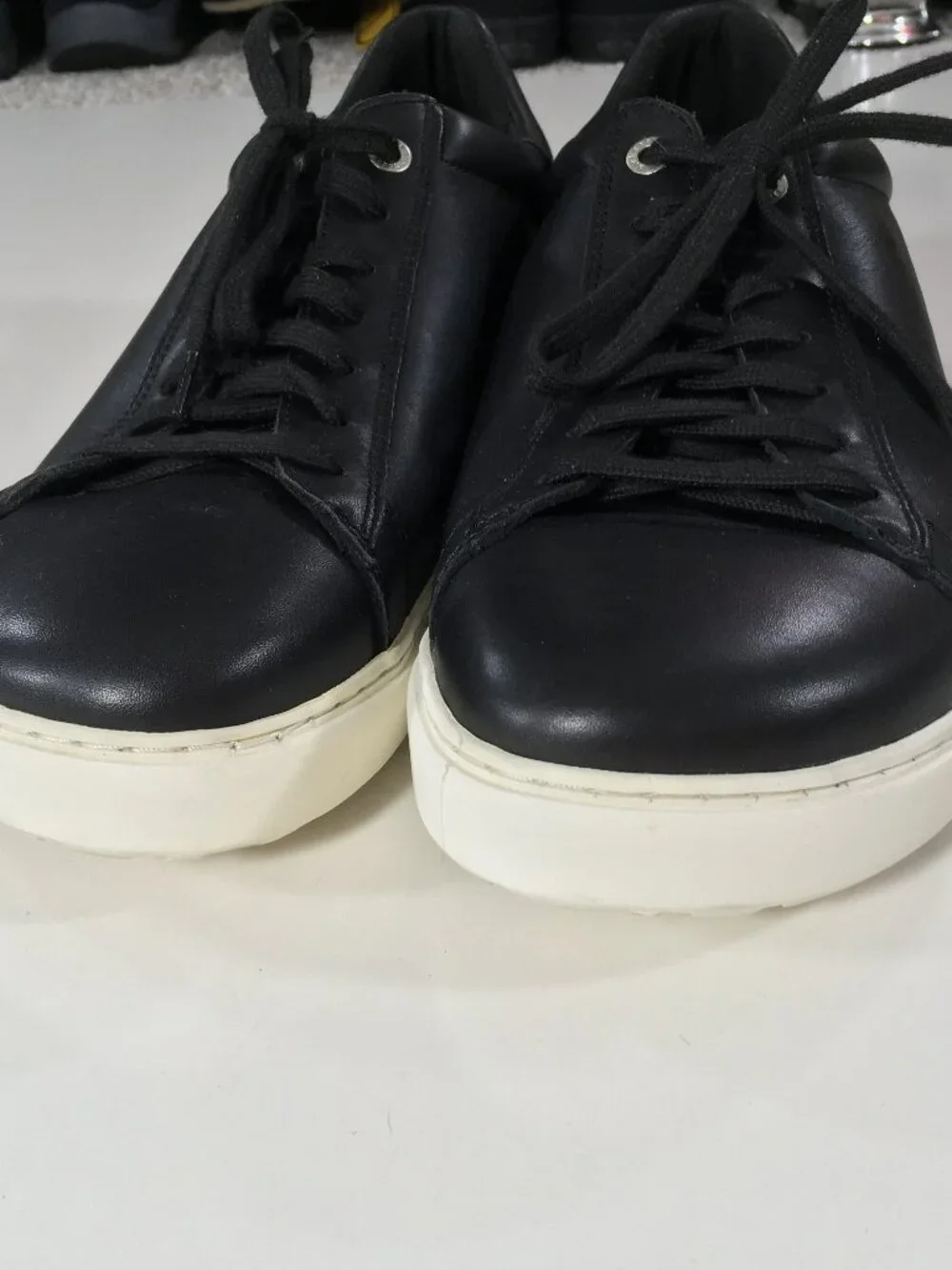 Birkenstock Bend Low Lace Up Sneakers EUR 43 US Mens Size 10 Black Leather